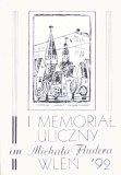 Plakat - I Memoria Uliczny im Michaa Fludra