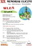 Plakat - XIX Memoria Uliczny im Michaa Fludra