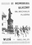 Plakat - II Memoria Uliczny im Michaa Fludra