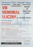 Plakat - VIII Memoria Uliczny im Michaa Fludra